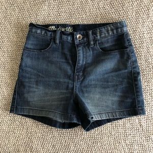 Madewell Highwaisted Denim Jean Shorts 25
